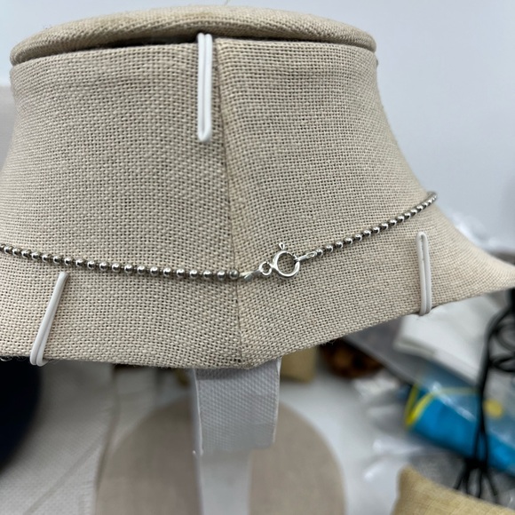 Vintage Sterling Silver Marcasite Pendant Necklace – 925 NF – 12.9g – 20" Chain - Picture 10 of 17